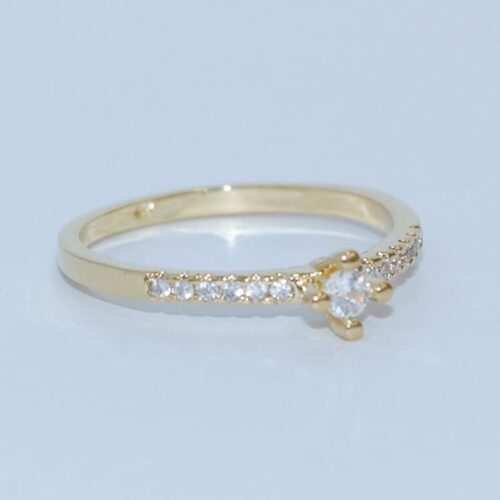 ANEL SOLITÁRIO GARRA ALTA CRISTAL/CIGANINHA