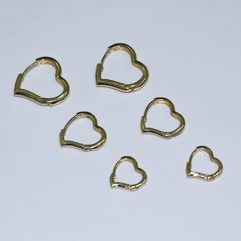 BRINCO TRIO CORAÇÃO LISO