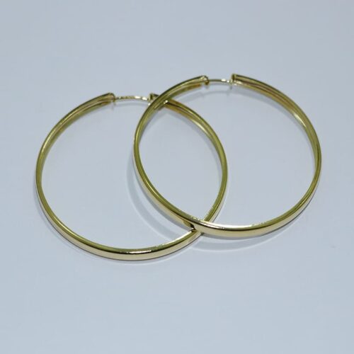 BRINCO ARGOLA CHAPA QUADRADA TAM. 5CM