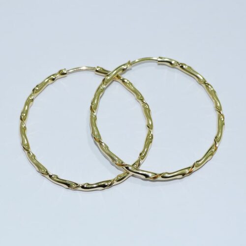 BRINCO ARGOLA ESPIRAL TAMANAHO 4 FECHADA