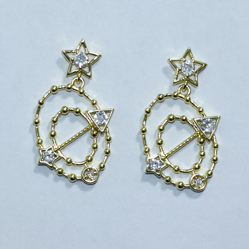 BRINCO FIXO LINHA LUXO C/ ZIRCONIA