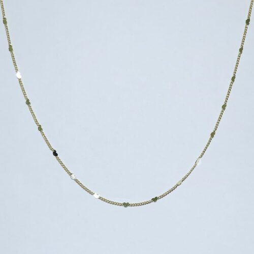 CORRENTE CORAÇÃO SOLDADO 35+10CM DE EXTENSOR