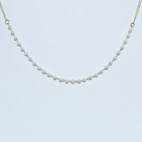 CHOKER DE BOLINHA 40CM