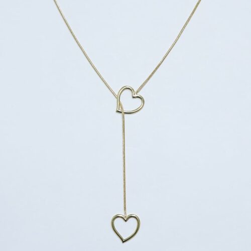 COLAR GRAVATA CORAÇÃO ATEMPORAL 70CM