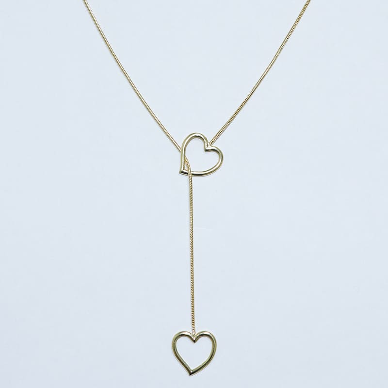 COLAR GRAVATA CORAÇÃO ATEMPORAL 70CM