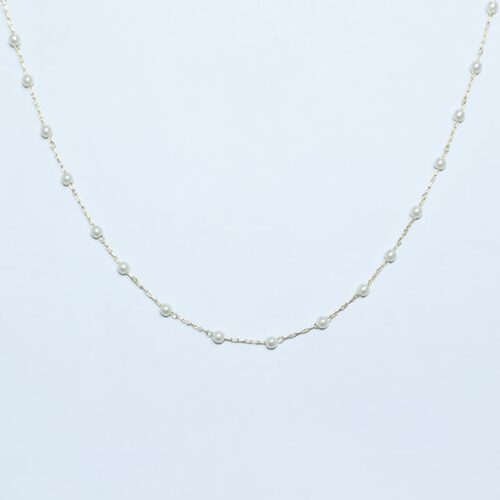 COLAR DE PÉROLAS INFANTIL 35CM