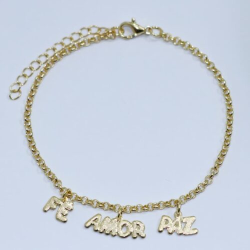 PULSEIRA FÉ, AMOR E PAZ