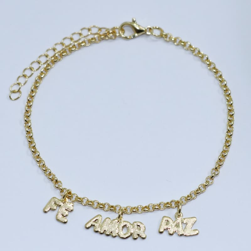 PULSEIRA FÉ, AMOR E PAZ