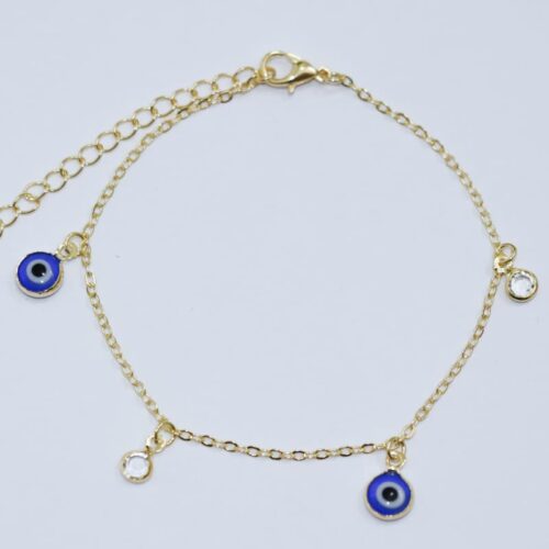 PULSEIRA PINGENTES OLHO GREGO
