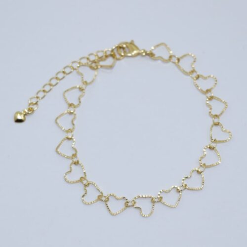 PULSEIRA ELO CORAÇÃO VAZADO