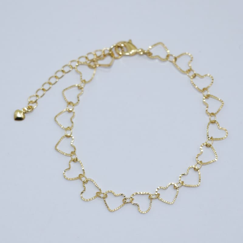 PULSEIRA ELO CORAÇÃO VAZADO