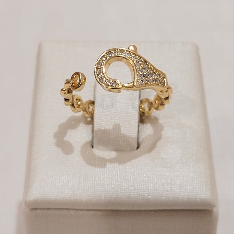 ANEL AJUSTAVEL FECHO CRAVEJADO