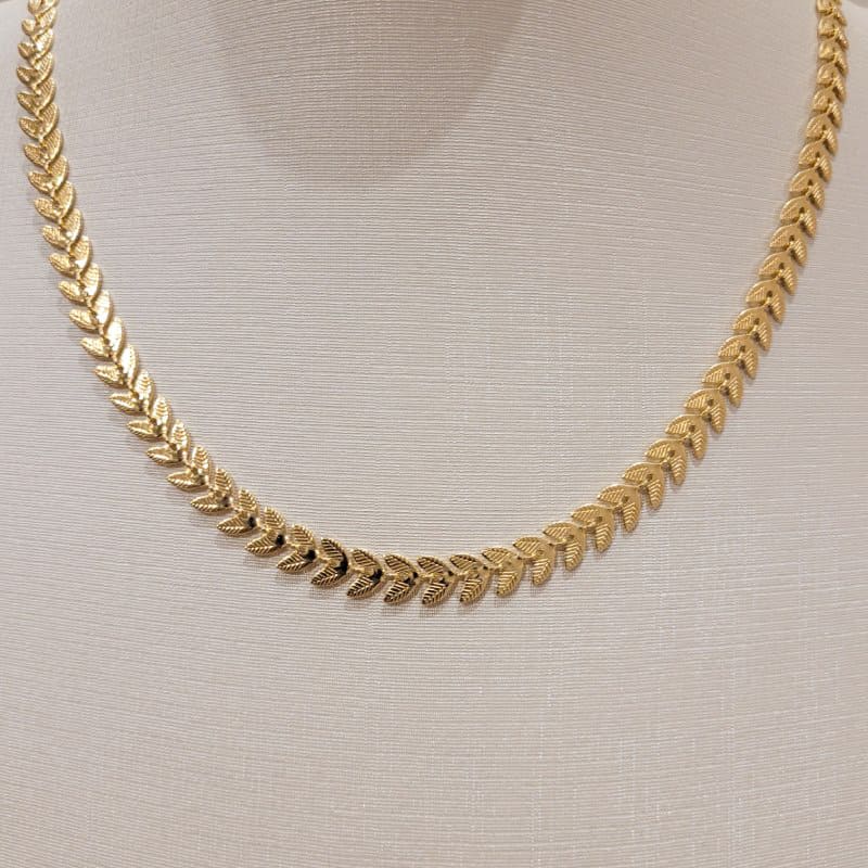 CHOKER ESCAMA DE PEIXE 35CM