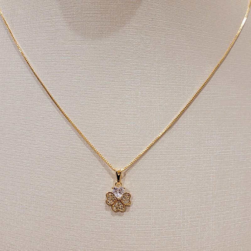 COLAR COM PG TREVO 45CM