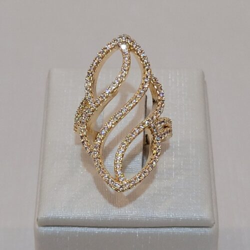 ANEL LINHA LUXO MICRO ZIRCÔNIAS