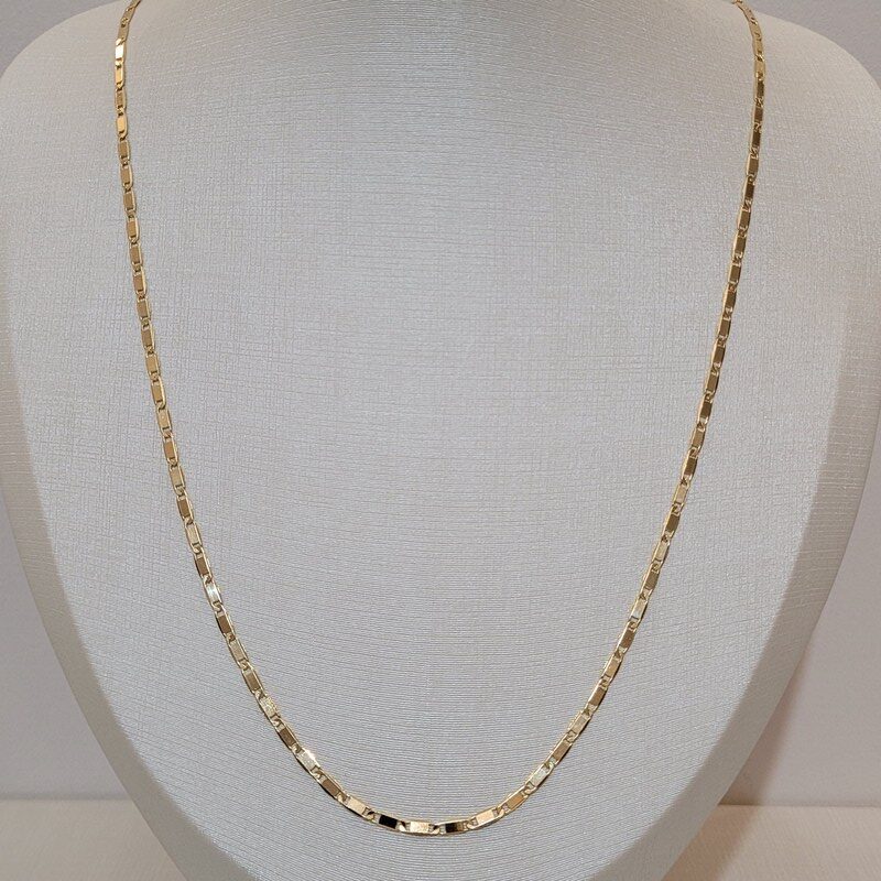 CORRENTE MASCULINA ELO AMASSADO 60CM