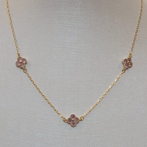 GARGANTILHA COM 3 TREVOS 45CM