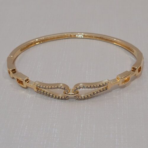 BRACELETE FIVELA CRAVEJADA